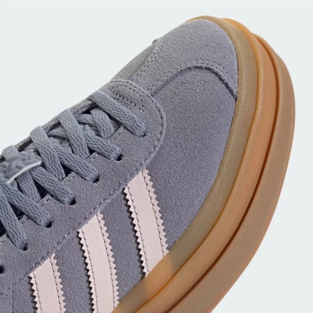 adidas Gazelle Bold J Silver Violet / Almost Pink / Gum - Picture 6 of 9